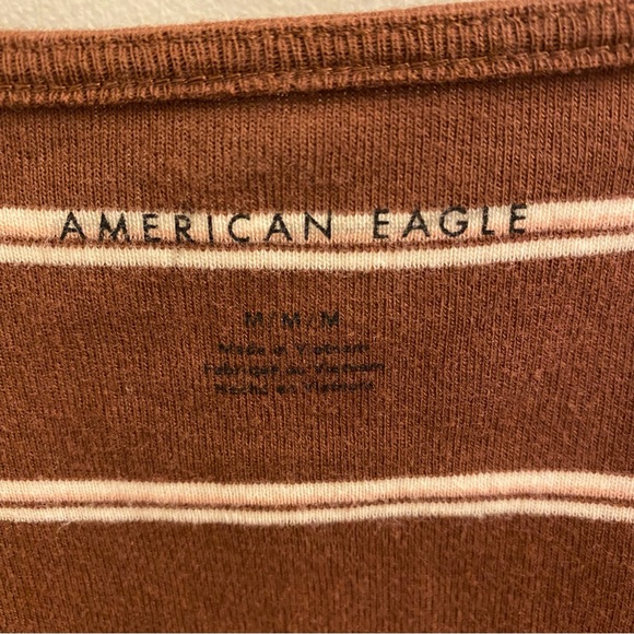 American Eagle Striped Tank With Tie Size Medium - Picture 2 of 3